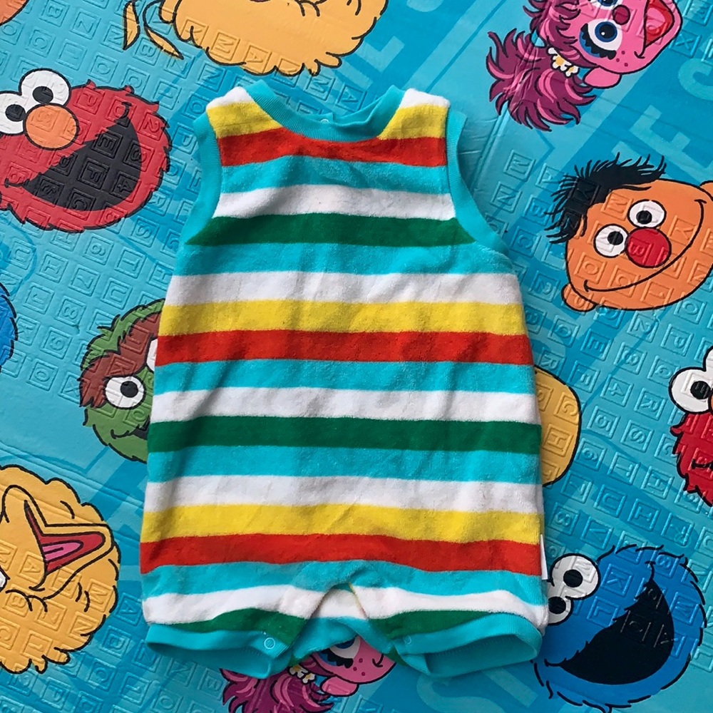 Marimekko Terrycloth Colorful Romper